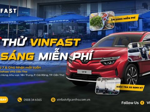 Ăn sáng lái thử miễn phí tại showroom VinFast VFG Bắc Giang