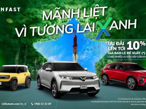 Vinfast triển khai chiến dịch “Mãnh Liệt Vì Tương Lai Xanh”